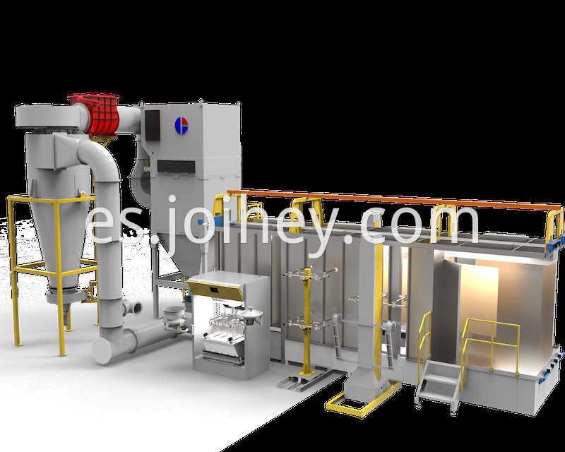 MDF powde spray booth system1 1